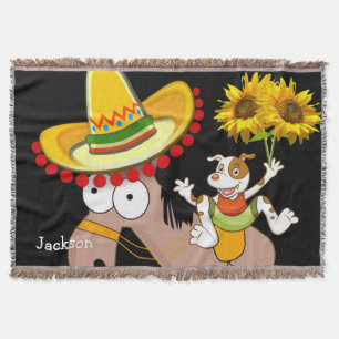 Cobertor Cobertura Floral do Ritmo de Girassol