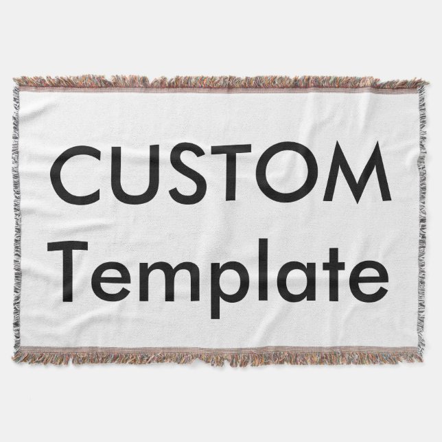 Cobertor Cobertura Personalizada de Ponta de Algodão 54" x  (Frente)