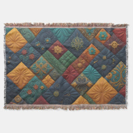 Cobertor Colorida Quilting Pattren - Quilting Lover