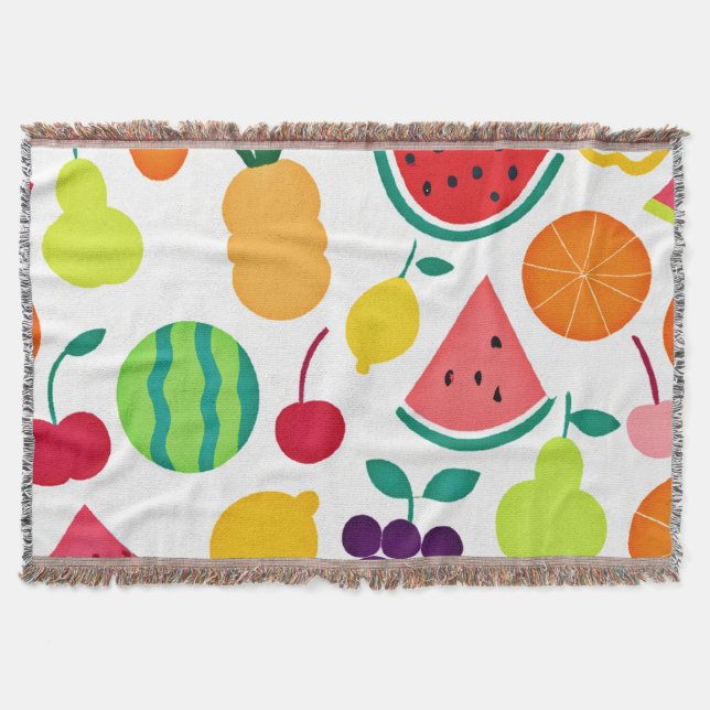 Cobertor Colorous Neon Fruta Fiesta (Frente)