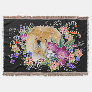 Cobertor COMIDA da DANÇA do JARDIM - cobertura tecida do