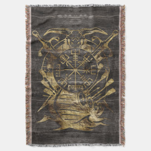 Cobertor Compasso da navegação de Vegvisir - de Viking