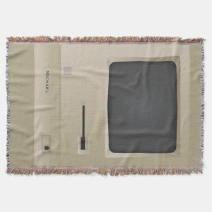 Cobertor Computador com retrato da velha escola