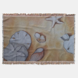 Cobertor Conchas na costa