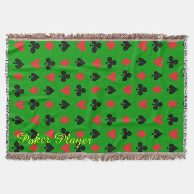 Cobertor Conjuntos de Placas Poker (Frente)