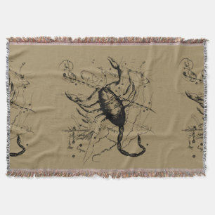 Cobertor Constelação Scorpio Hevelius 1690 Decor
