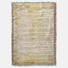 Cobertor Constituição de Estados Unidos do vintage