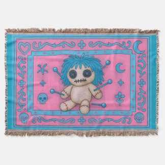 Cobertor Cor-de-rosa + Torquoise Blue Voodoo Doll