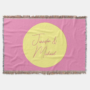 Cobertor Cor Simples de Pastel Simples Moderna e Minimalist