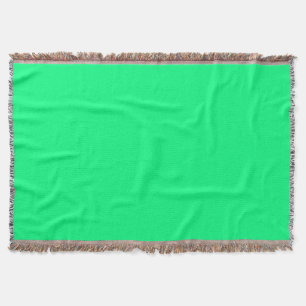 Cobertor Cor verde neon-Primavera, mínima e elegante