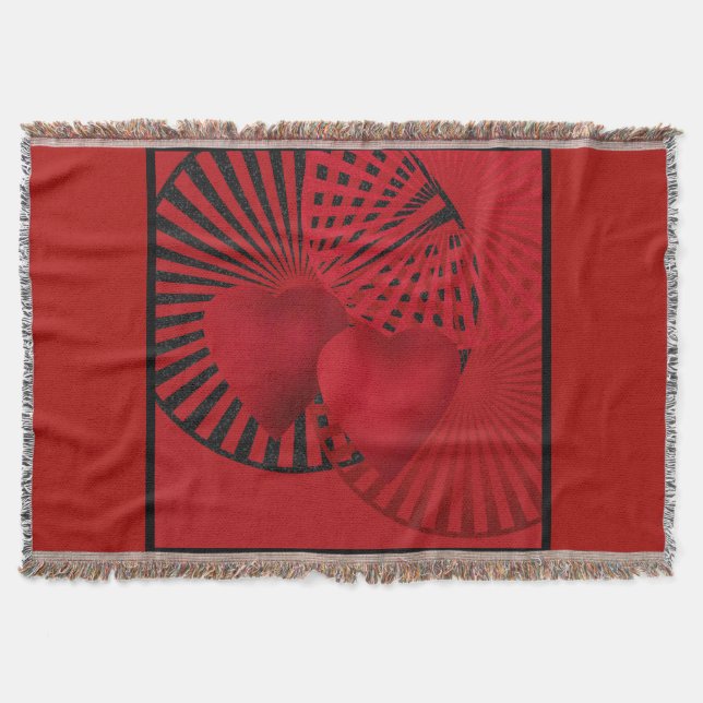 Cobertor Coração adorável (Frente)