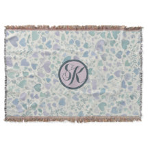 Corações de Amor Azul Roxo Verde