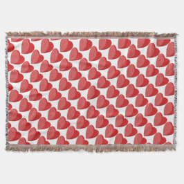 Cobertor Corações Vermelhos