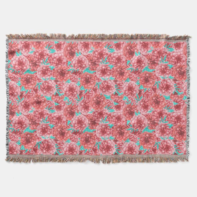 Cobertor Coral Floral (Frente)