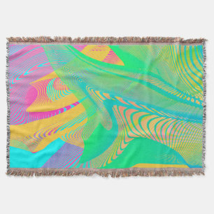 Cobertor CORES FLUO - Arte Fractal -