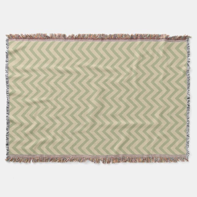 Cobertor Coriander Spice Moods Chevrons (Frente)