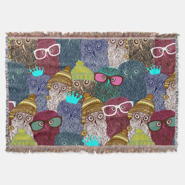 Cobertor Coruja na coroa (Frente)