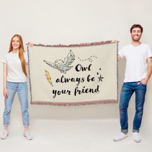 Cobertor Coruja Sempre Ser Seu Amigo