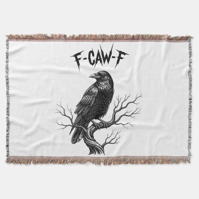 Cobertor Corvo - F-Caw-F (Frente)