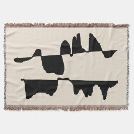 Cobertor Couverture Tissée Art Abstrait Dual Face