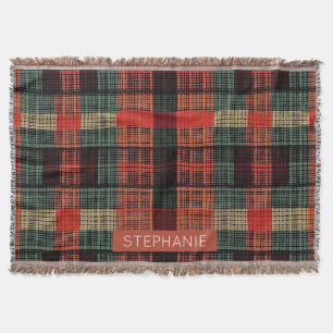 Cobertor Cozy Knit Patchwork - Estilo de outono do Vintage 