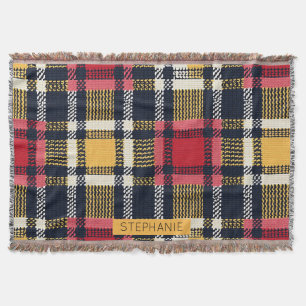 Cobertor Cozy Knit Patchwork - Vintage Boho Autumn Style 3