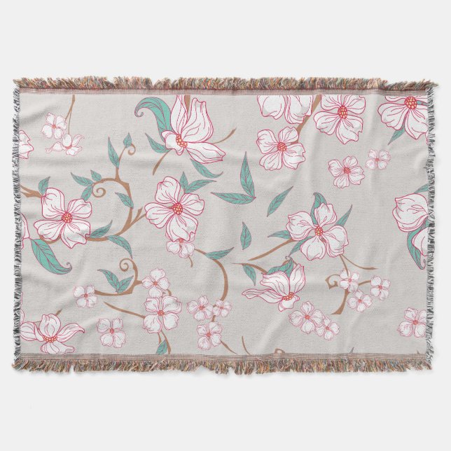 Cobertor Creepy Flowers Pattern 6 (Frente)