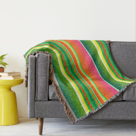 Cobertor Criatividade artística vermelha-verde-natalina ris
