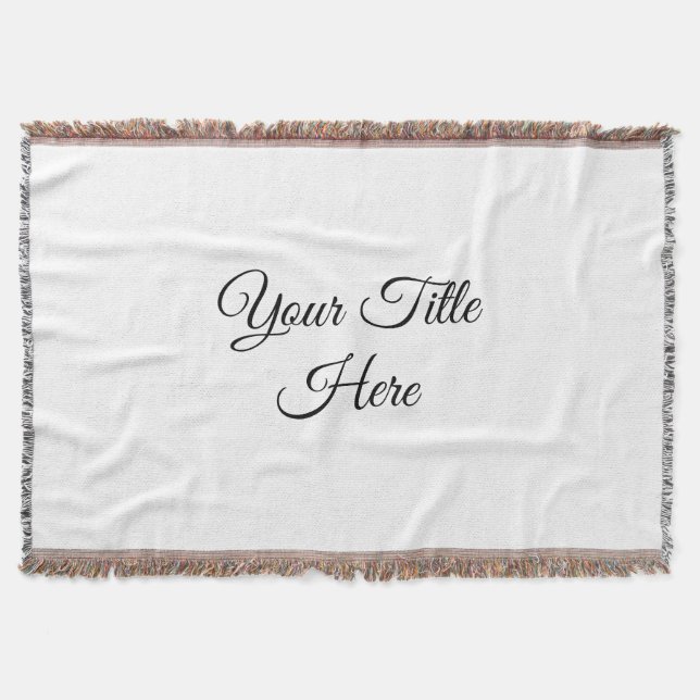 Cobertor Crie seu próprio - Fringe Blanket (Frente)