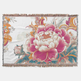 Cobertor Crimson Bloom