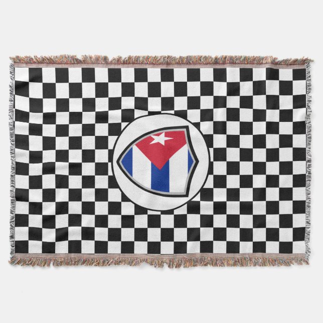 Cobertor Cuba flag throw blanket (Frente)
