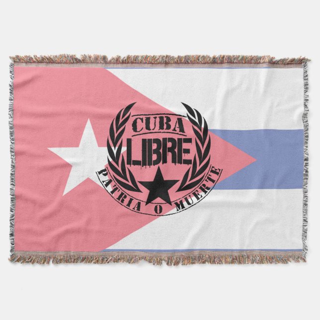 Cobertor Cuba Libre Motto Laurels (Frente)