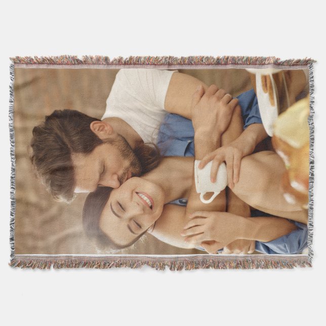 Cobertor Custom Gift Wedding Grandma Personalized Memorial  (Frente)