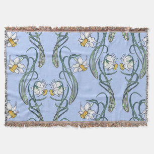 Cobertor Daffodils Art: Nouveau Primavera