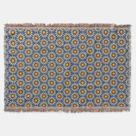 Cobertor Daisy Mandala Throw Blanket