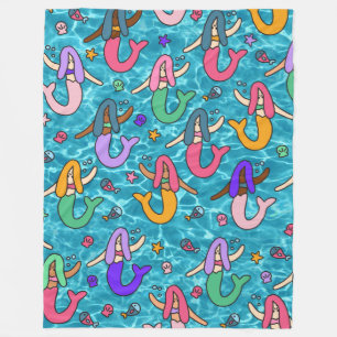 cobertor de amigos da sereia