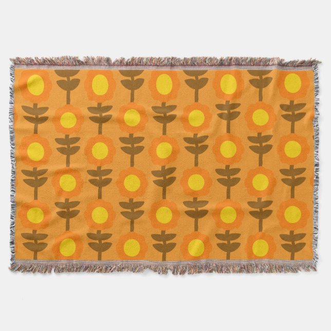 Cobertor de Arremesso Boho Botanica (Frente)