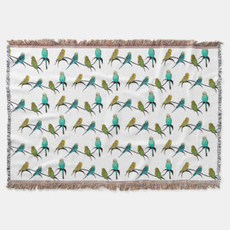 Cobertor de Arremesso Budgie Frenzy (escolha a cor