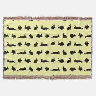 Cobertor de Arremesso Bunny Frenzy (Amarelo Claro)