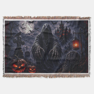 Cobertor de Arremesso de Halloween do Ceifador Sin