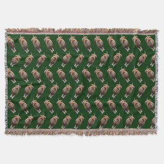 Cobertor de Arremesso Frenesi de Leão (Verde Escur