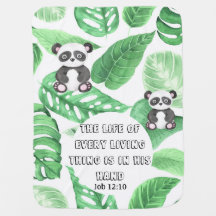 A Vida De Todas As Coisas Vidas Panda Baby Blanket