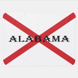 Cobertor De Bebe Alabama e Flag Bcnt