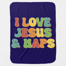 Baby Blanket - Adoro Jesus e Naps