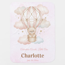 Cobertor De Bebe Berçário de Balão de Ar Quente Beary Sweet