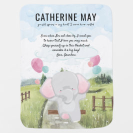 Cobertor De Bebe Blanket de Bebê de Mensagem Personalizada com Desi