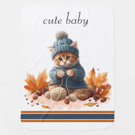 Cobertor De Bebe Cobertorzinho de Bebê Elegante Gatinhos Fofos Tece