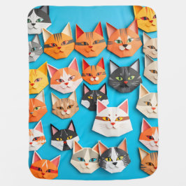 Cobertor De Bebe Cortar Origami Baby Blanket