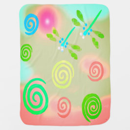 Cobertor De Bebe Dragonfly Dream Baby Blanket