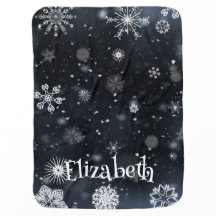 FLÓCULA DE NEVE PRETA E BRANCA ELEGANTES PERSONALI